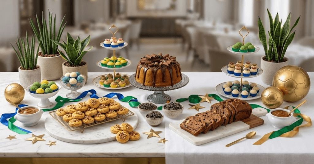 Doces verdes e amarelos para campanha da Copa do Mundo 2026
