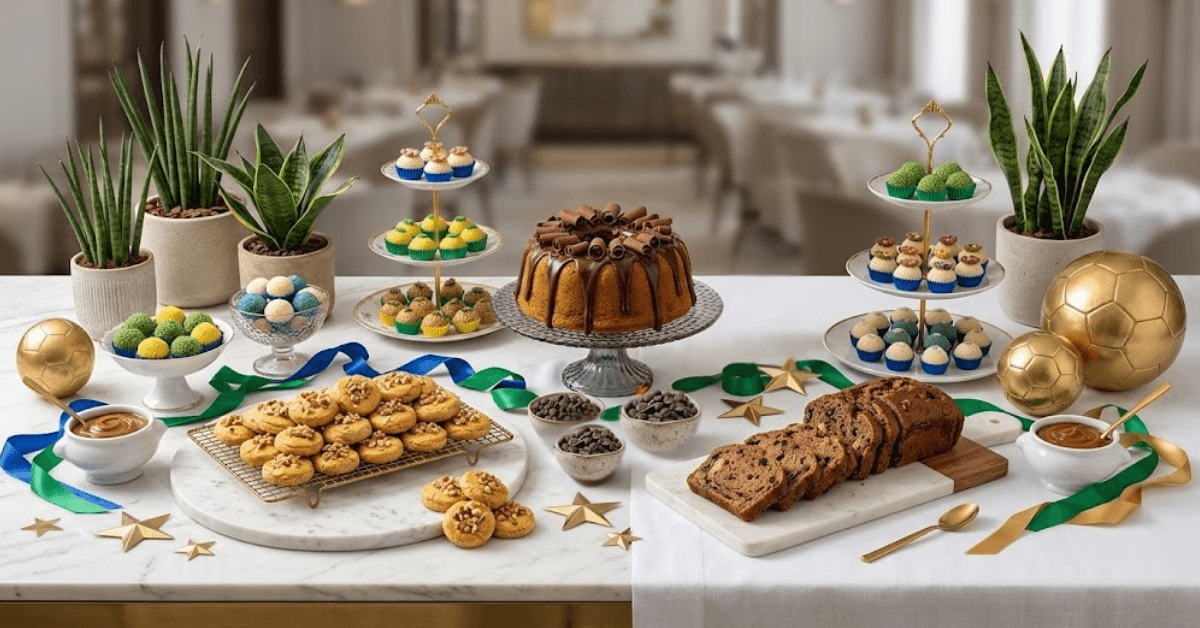 Doces verdes e amarelos para campanha da Copa do Mundo 2026